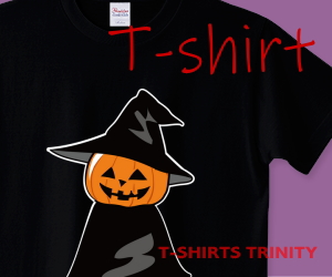 ハロウィンかぼちゃマンのTシャツ