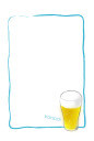 暑中見舞い・ビール