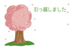 転居報告・桜の木