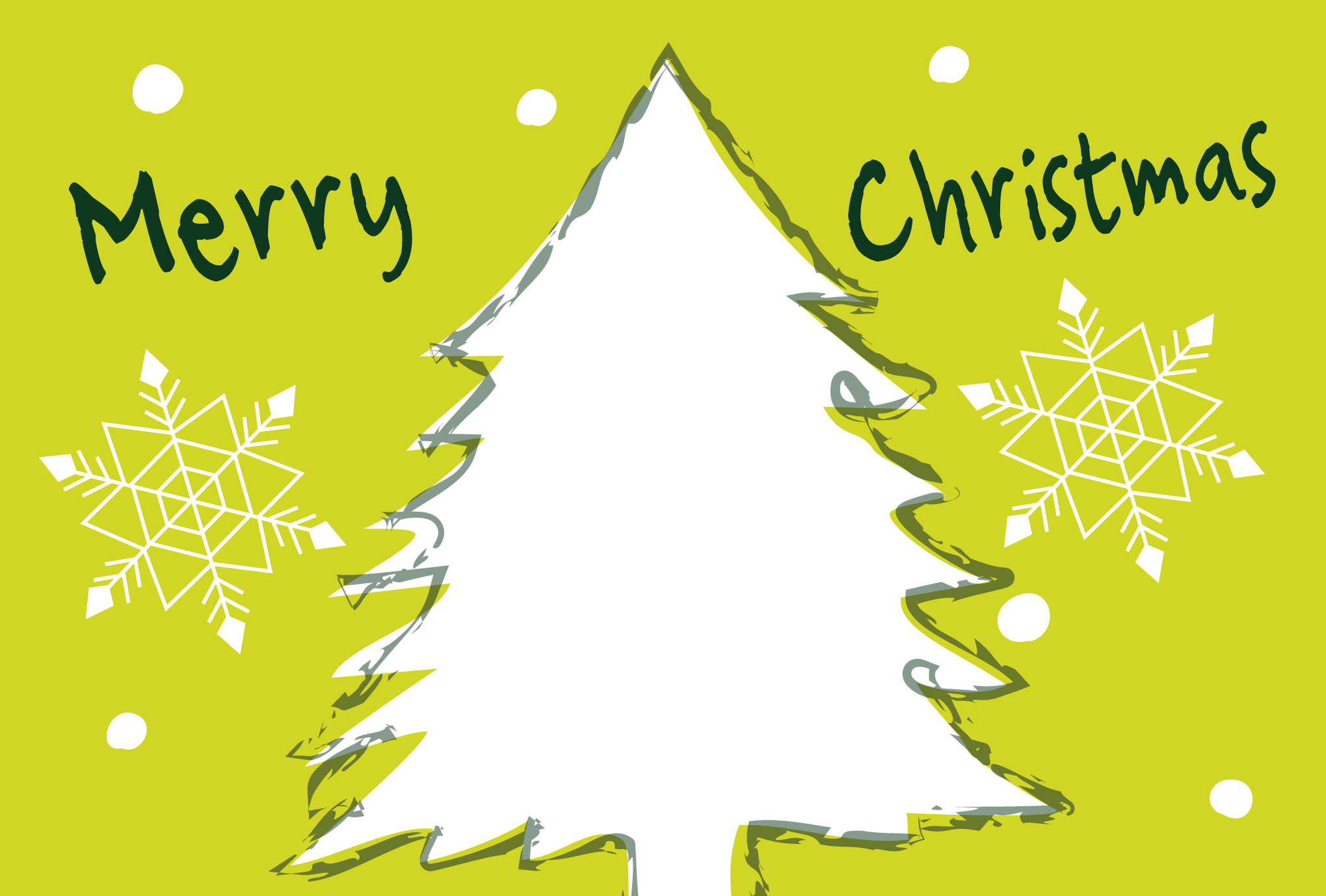 クリスマスのポストカードテンプレート写真フレーム クリスマスツリー ダウンロード かわいい無料はがきテンプレート はがき絵箱